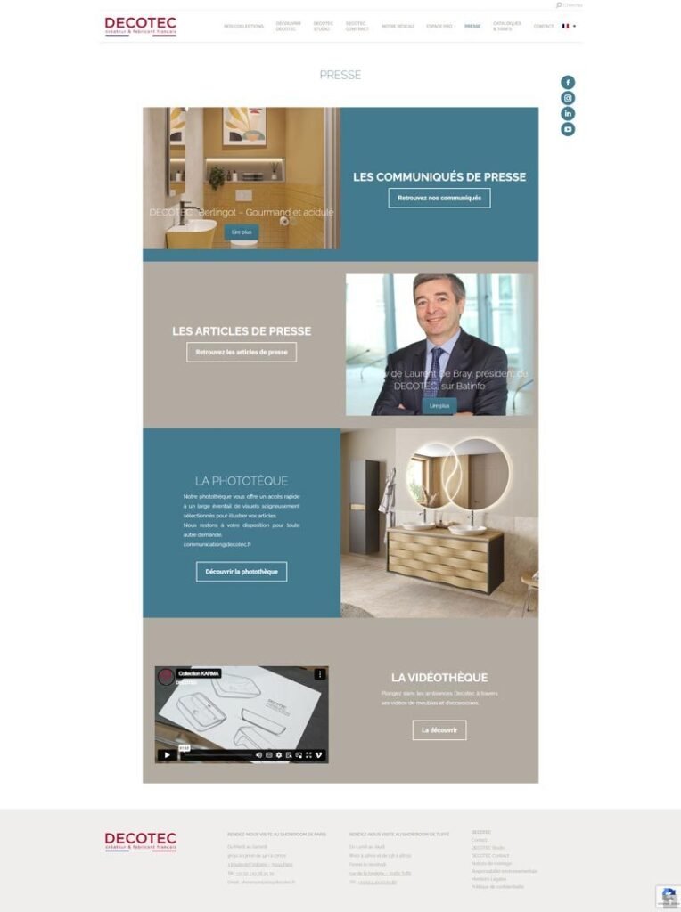 Decotec — site vitrine — visuel 6
