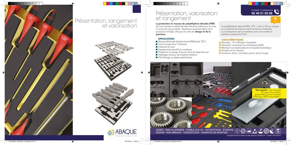 Groupe Abaque — fiches & brochures : Emballages techniques