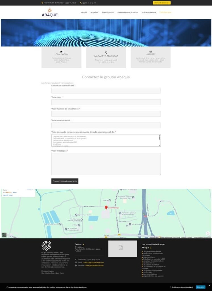 Groupe Abaque — site B2B — visuel 4