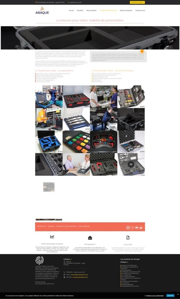 Groupe Abaque — site B2B — visuel 5