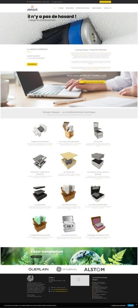 Groupe Abaque — site B2B — visuel 6