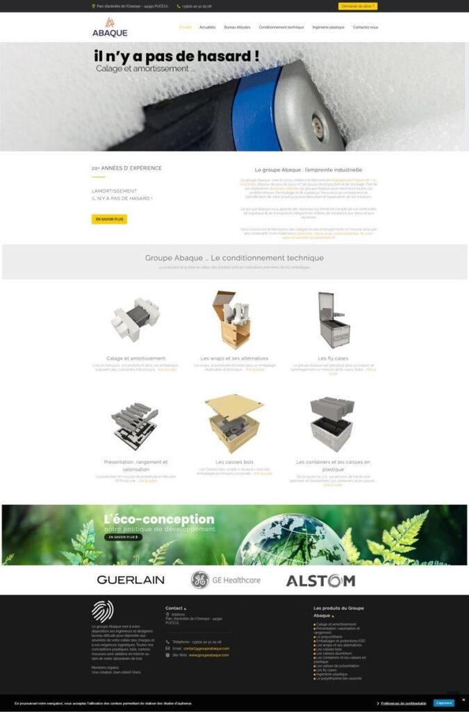 Groupe Abaque — site B2B — visuel 7