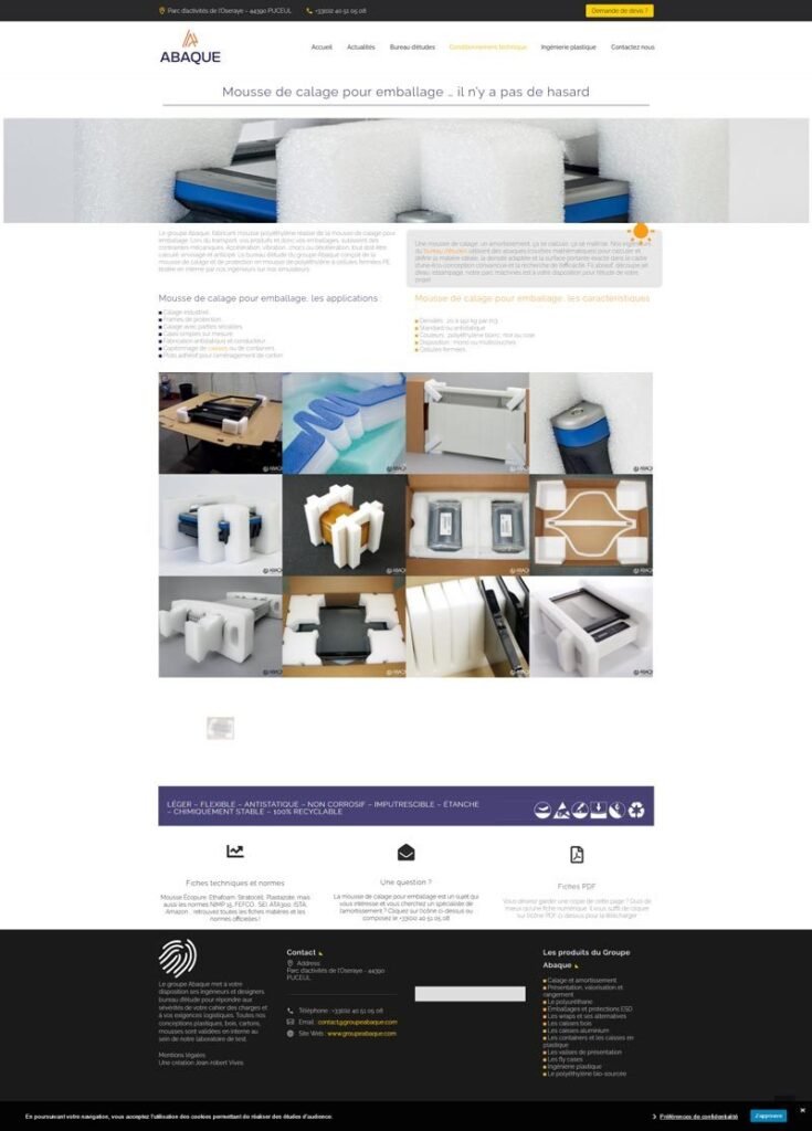Groupe Abaque — site B2B — visuel 9